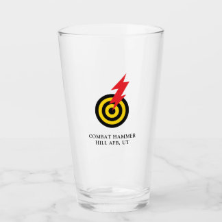 86 FWS Bullseye - Hill AFB UT Pint Glass