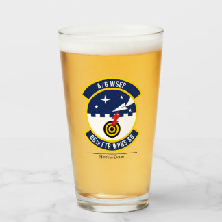 86 FWS SQ Patch Pint Glass