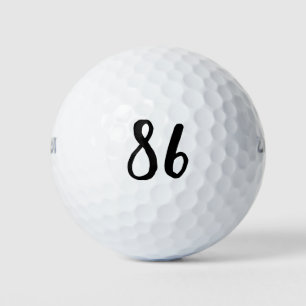 86 GOLF BALLS
