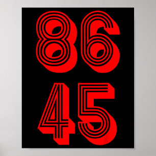 86 The 45th President 86 45 Political Resistance  Poster