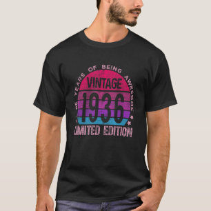 86 Year Old Vintage 1936 86th Birthday 1 T-Shirt
