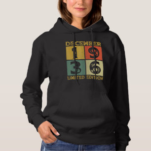 86th Birthday Decorations December 1936 86 Years O Hoodie