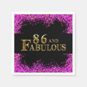 86th Birthday  Napkin