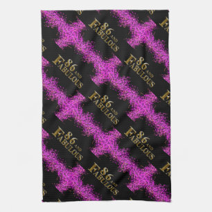 86th Birthday Tea Towel