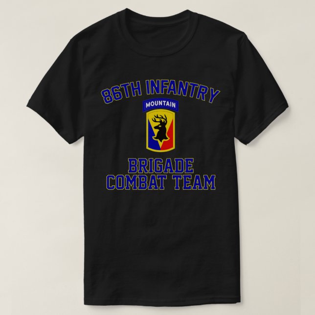 86th Infantry Brigade Combat Team Veteran Fathers  T-Shirt (Design Front)