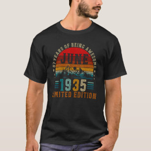 87 Year Old June 1935 87th Birthday T-Shirt