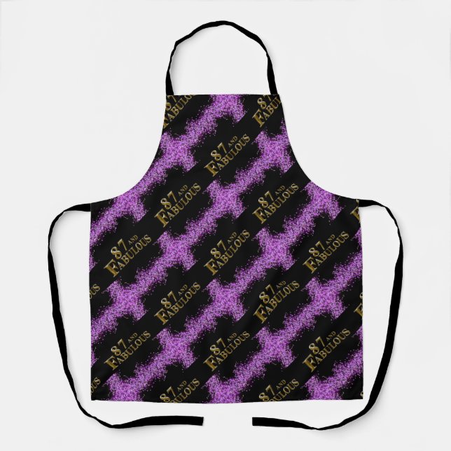 87th Birthday  Apron (Front)