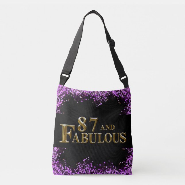 87th Birthday  Crossbody Bag (Front)