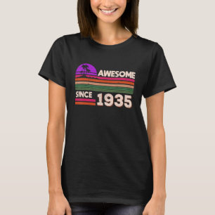 87th Birthday Men Women Awesome Since 1935 T-Shirt