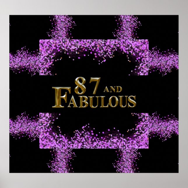 87th Birthday  Poster (Front)