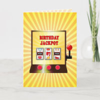 87th birthday slot machine card