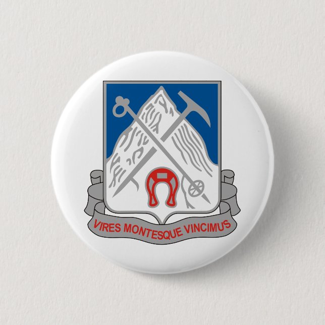 87th Infantry Regiment 6 Cm Round Badge (Front)