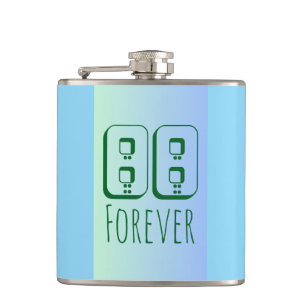 88 Forever Vinyl Wrapped Flask