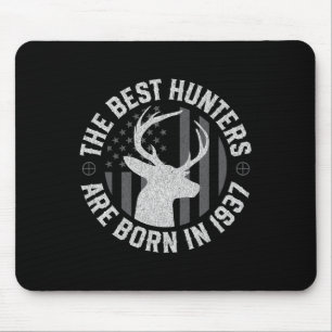 88 Year Old Deer Hunter Hunting 1937 88th Birthday Mouse Pad