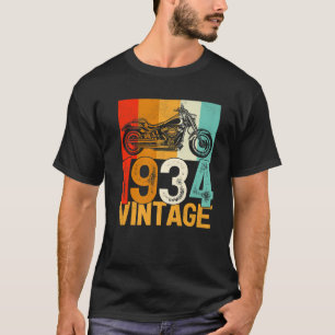 88 Years Old Retro Motorcycle Vintage 1934 88Th Bi T-Shirt