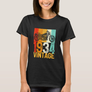 88 Years Old Retro Motorcycle Vintage 1934 88th Bi T-Shirt