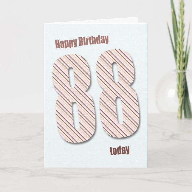88th birthday card (Front)