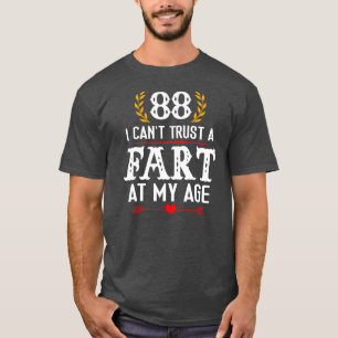 88th Birthday Grandpa BDay Grandma 88 I Can't T-Shirt