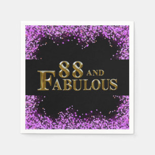 88th Birthday  Napkin