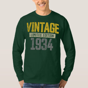 88th Birthday s Men Women Vintage 1934 88th T-Shirt