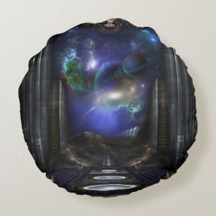 89-123-A9p2 Arsairian 7 Reporting Round Pillow