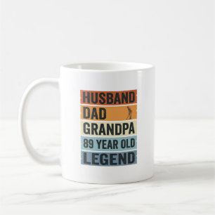 89 Year Old Husband Dad Grandpa Legend Shirt_1 Coffee Mug