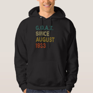 89th Birthday 89 Years Old Goat Since August 1933 Hoodie