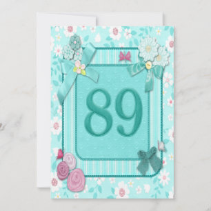 89th birthday party invitation