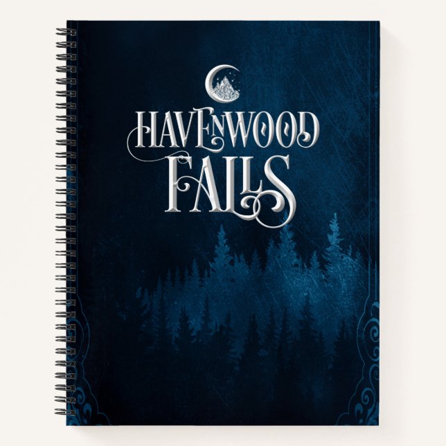 8 1/2" x 11" Spiral Notebook - HF Forest (Front)