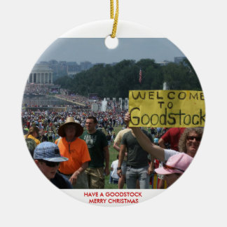 8-28-2010 Welcome to Goodstock!, HAVE A GOODSTO... Ceramic Tree Decoration