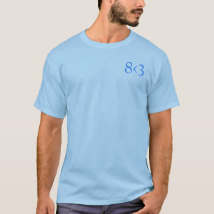 8 < 3 Subtle Shirt 1 - Blue