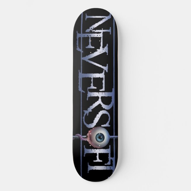 8.5 gray neversoft skateboard deck (Front)