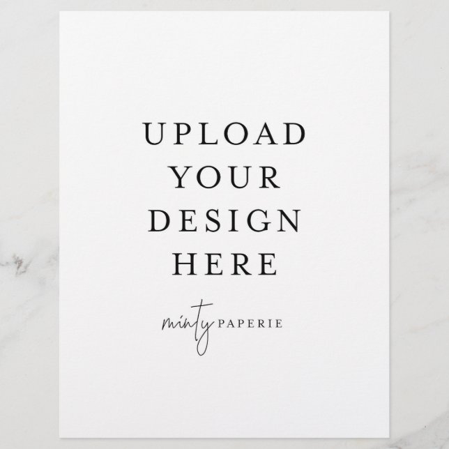 8.5" x 11" Flyer (Front)