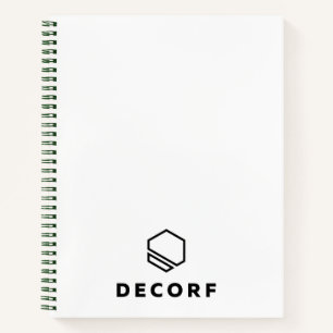 8.5" x 11" Green Spiral Notebook