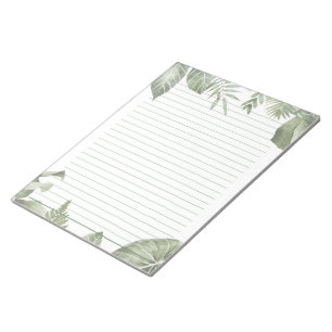 8.5 x 11 Lined Notepad for Letter Writing
