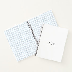 8.5" x 11" notebook