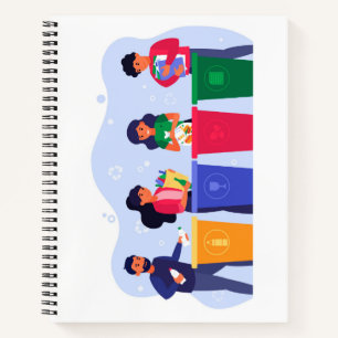 8.5" x 11" Spiral Notebook