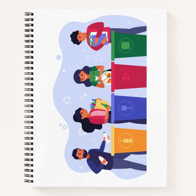 8.5" x 11" Spiral Notebook (Front)