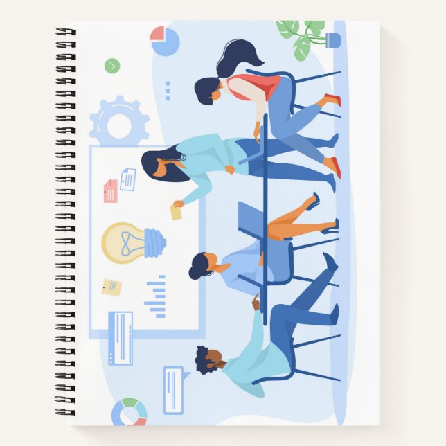 8.5" x 11" Spiral Notebook (Front)