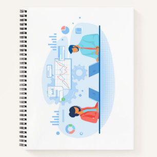 8.5" x 11" Spiral Notebook