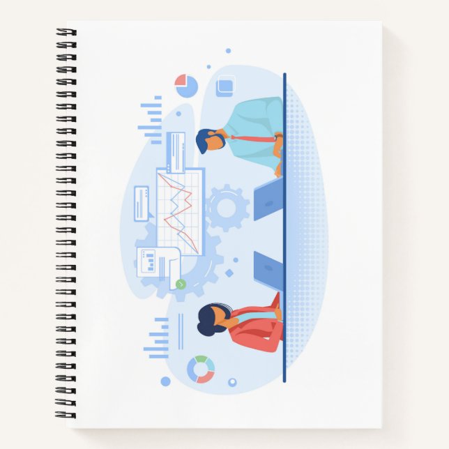8.5" x 11" Spiral Notebook (Front)