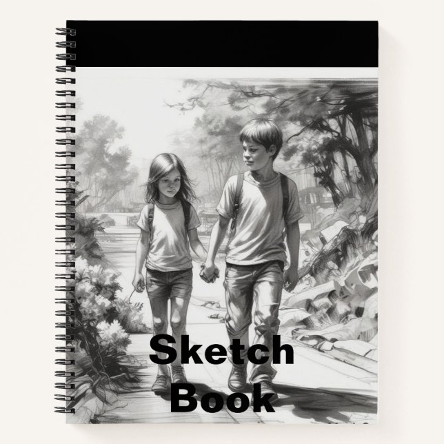 8.5" x 11" Spiral Notebook Softcover (Front)