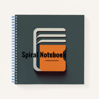 8.5" x 8.5" Spiral Notebook