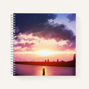 8.5" x 8.5" Spiral Notebook