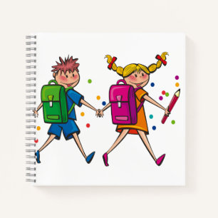 8.5" x 8.5" Spiral Notebook