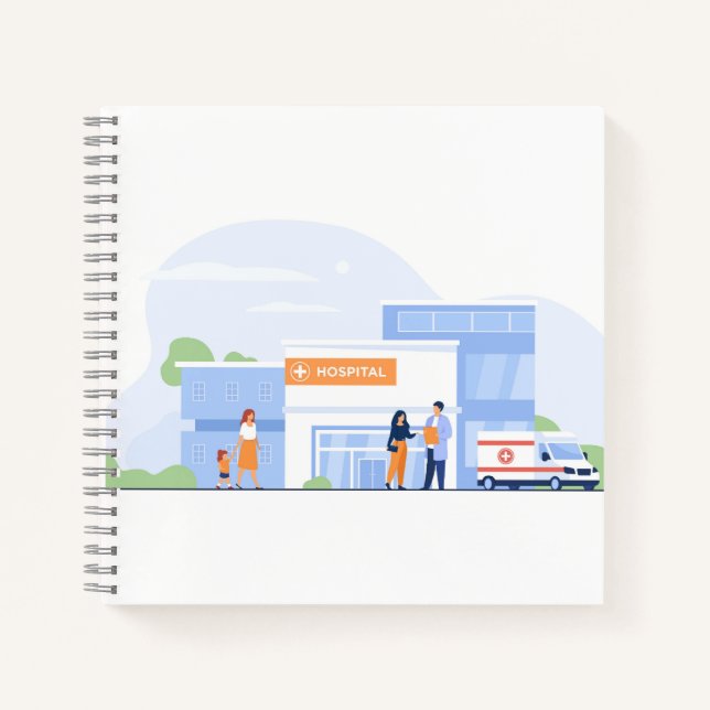 8.5" x 8.5" Spiral Notebook (Front)