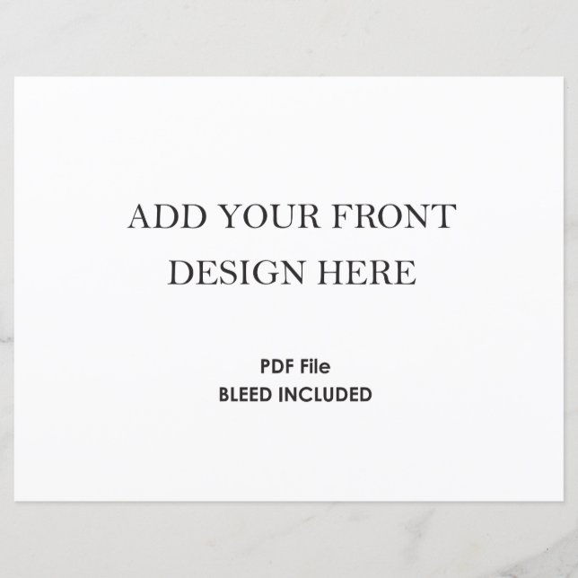 8.5x11" Print _Horizontal Double sided  (Front)