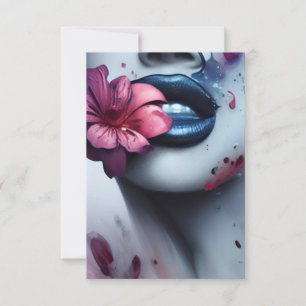8,9 cm x 12,7 cm Tarjeta de agradecimiento plana Thank You Card