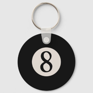 8-Ball 8 Key Ring