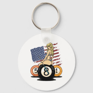 8 Ball Billiard Pool Player Eight Ball Billiards Key Ring